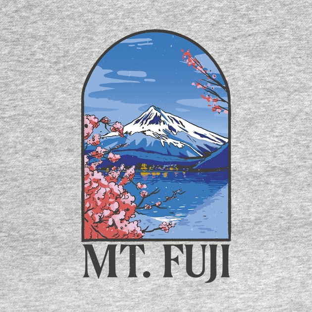 Beautiful Mt. Fuji. Landscape by ExelanArt